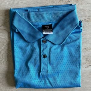 Men’s Nike Golf Blue Mesh Polo XL